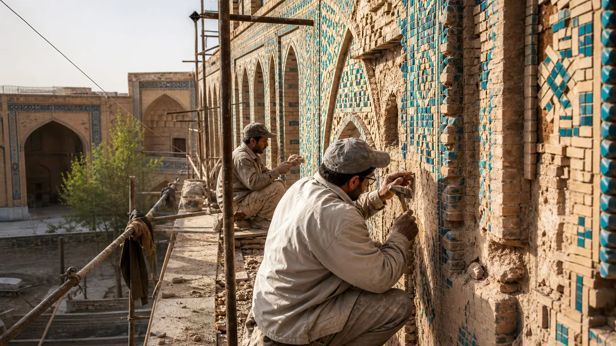 راهنمای جامع مرمت و حفاظت آثار — مشاغل، حقوق، مهارت‌ها و مسیر ورود | ساخت‌وساز و معماری