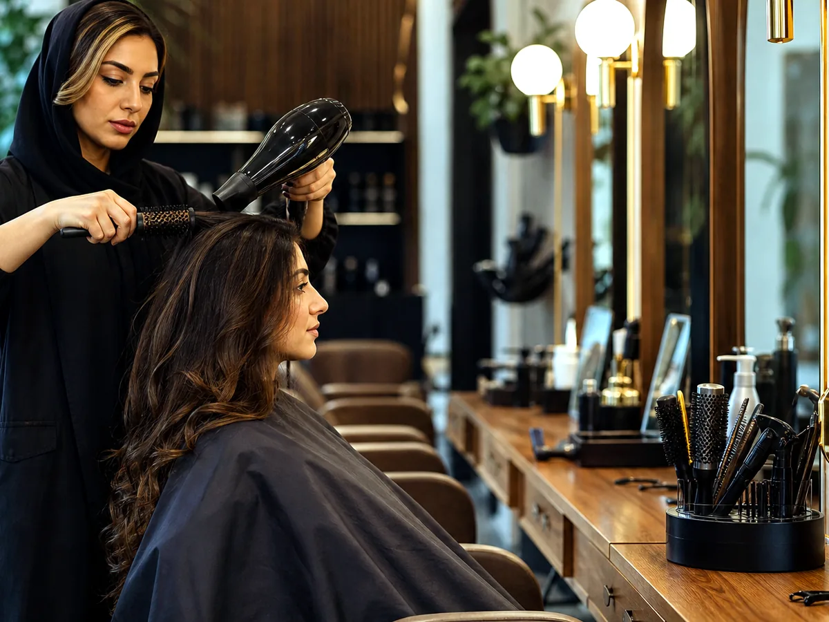محیط کاری آرایشگر در ایران
